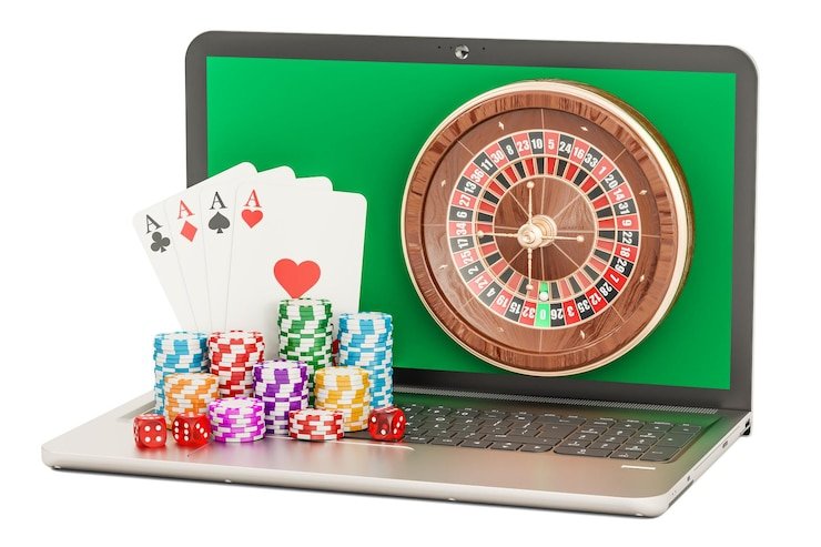 Close-up of slot-game symbols and payout structure